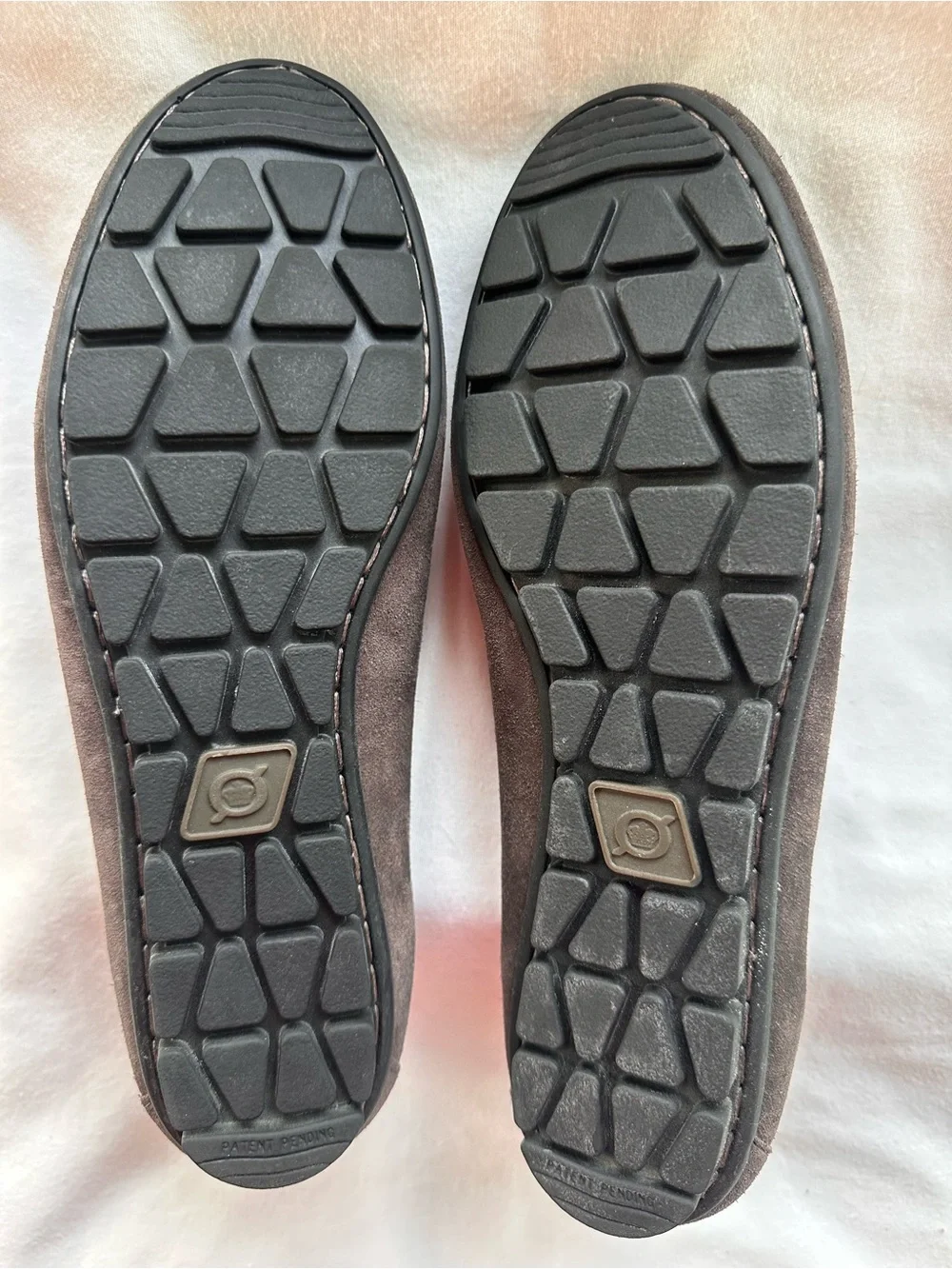 Born Women’s Dark Grey Suede Slip-On flats.